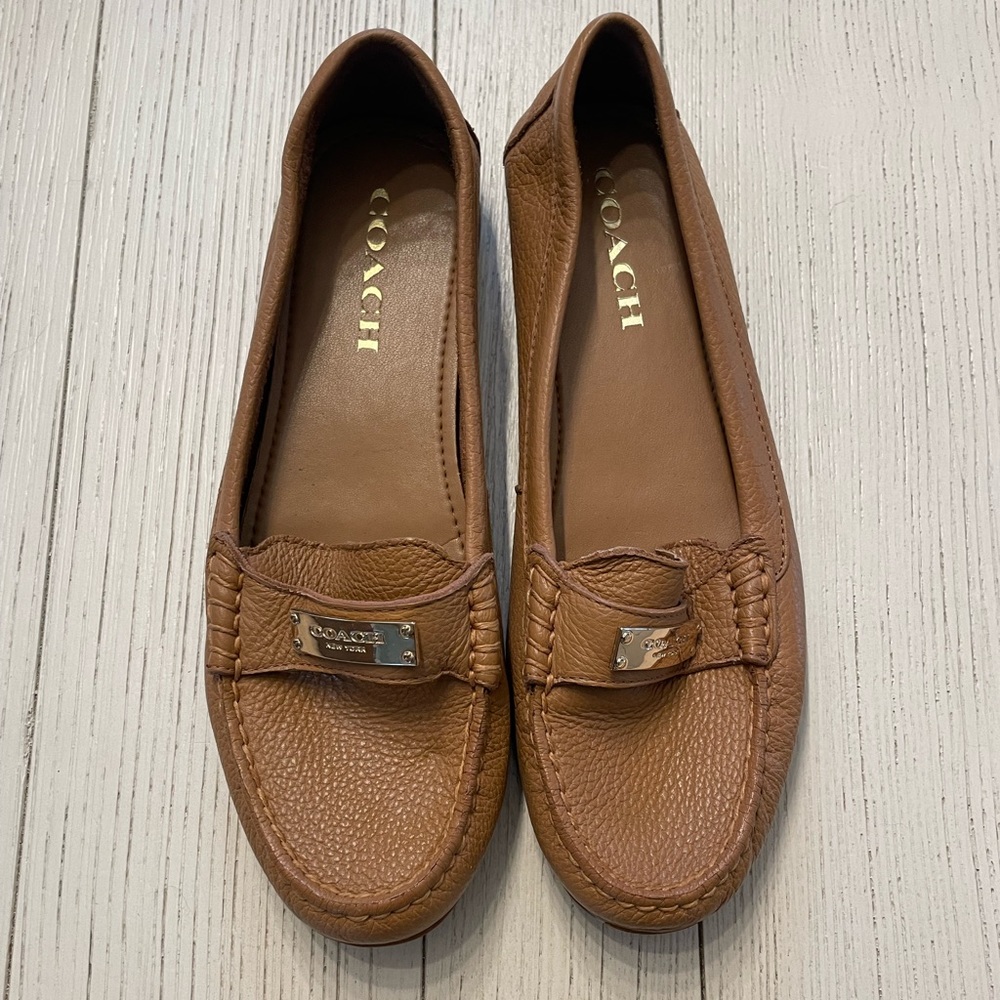 Coach Fredrica leather shoes - like new